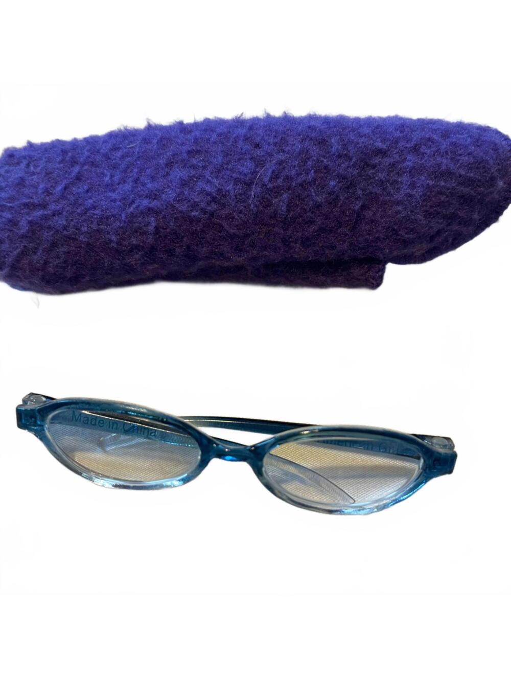our Generation Doll Glasses with Purple Case